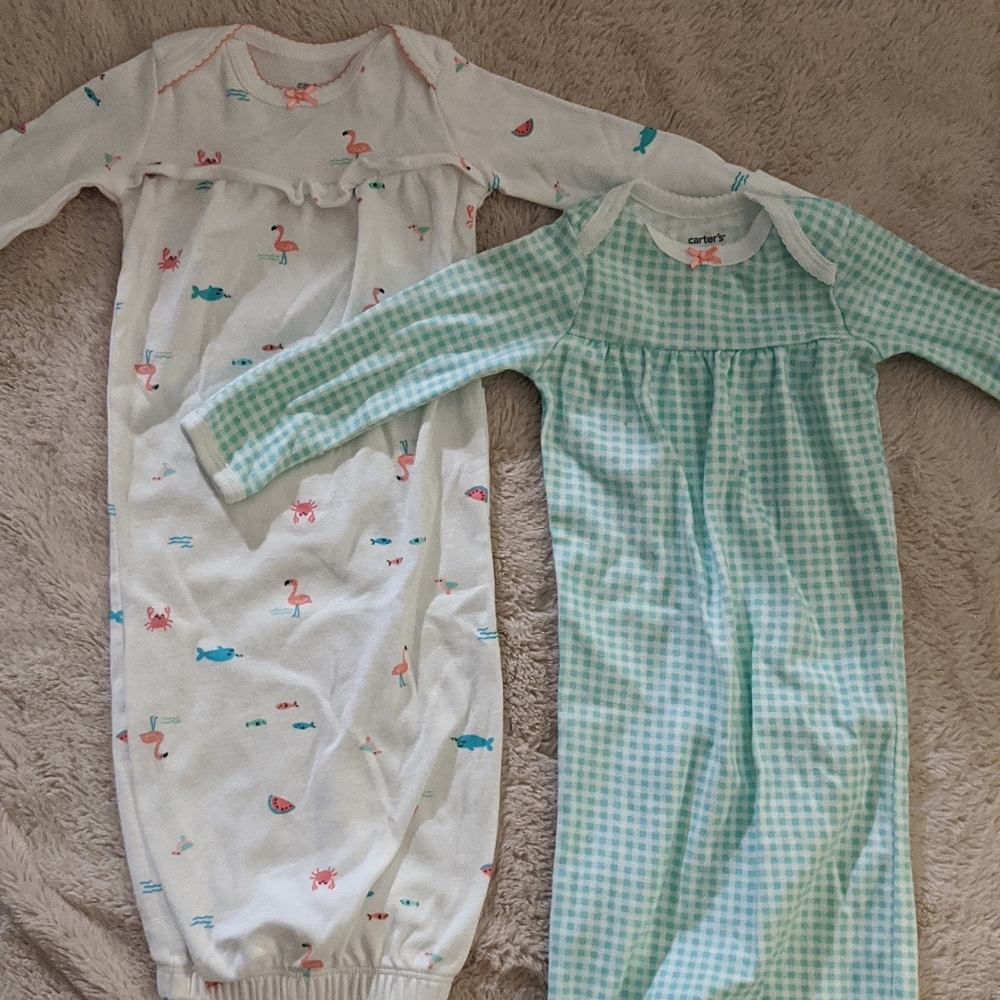 Carter's Newborn Gowns
